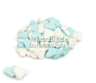 Fortun Pfefferminz Herzen blau weiß 1Kg